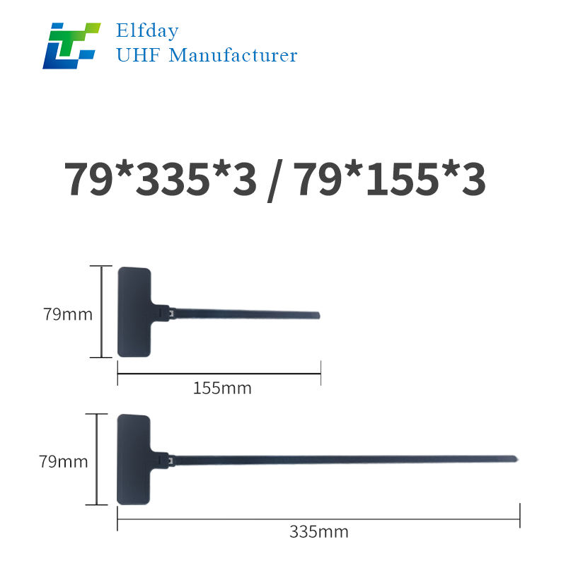 Detachable Reusable UHF RFID Zip Tie Tags for Asset Tracking with Secure Fastening